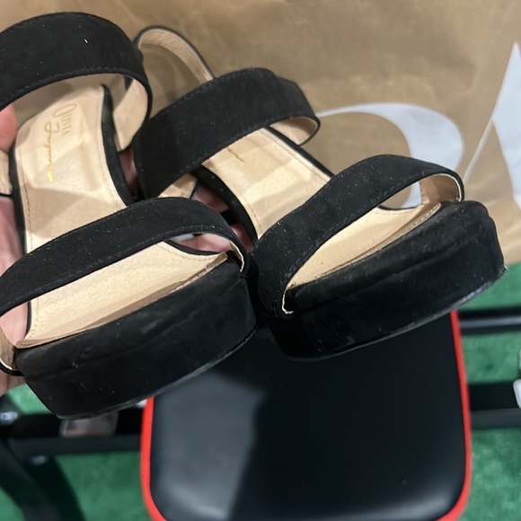 🖤 Olivia Ferguson shoes Forever21 open toed heels - Picture 7 of 10